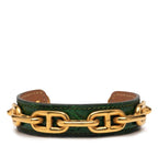 Hermes Chaine D'ancre Green Gold Leather Plated — view 2