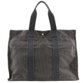 Hermes Her Line Herbag Tote GM Nylon Canvas Gray Bag