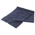Gucci GG Pattern Cashmere Muffler Navy Scarf