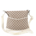 Gucci GG Canvas Leather Shoulder Bag Crossbody Hand Tote