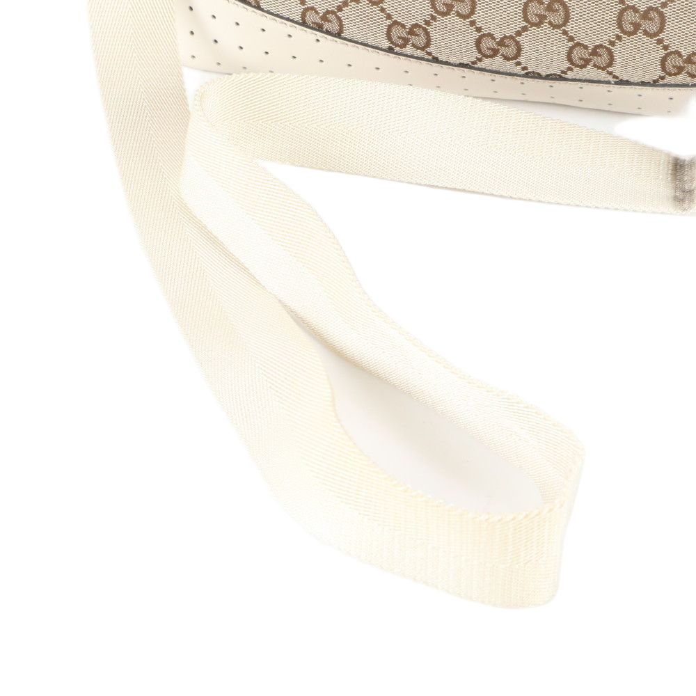 Gucci GG Canvas Leather Shoulder Bag Crossbody Hand Tote — view 2
