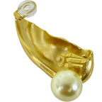 Christian Dior Earrings Pearl GP Gold White One Ear — view 3