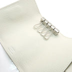 Hermes Bearn Key Case 4 Series Chevre White — view 5