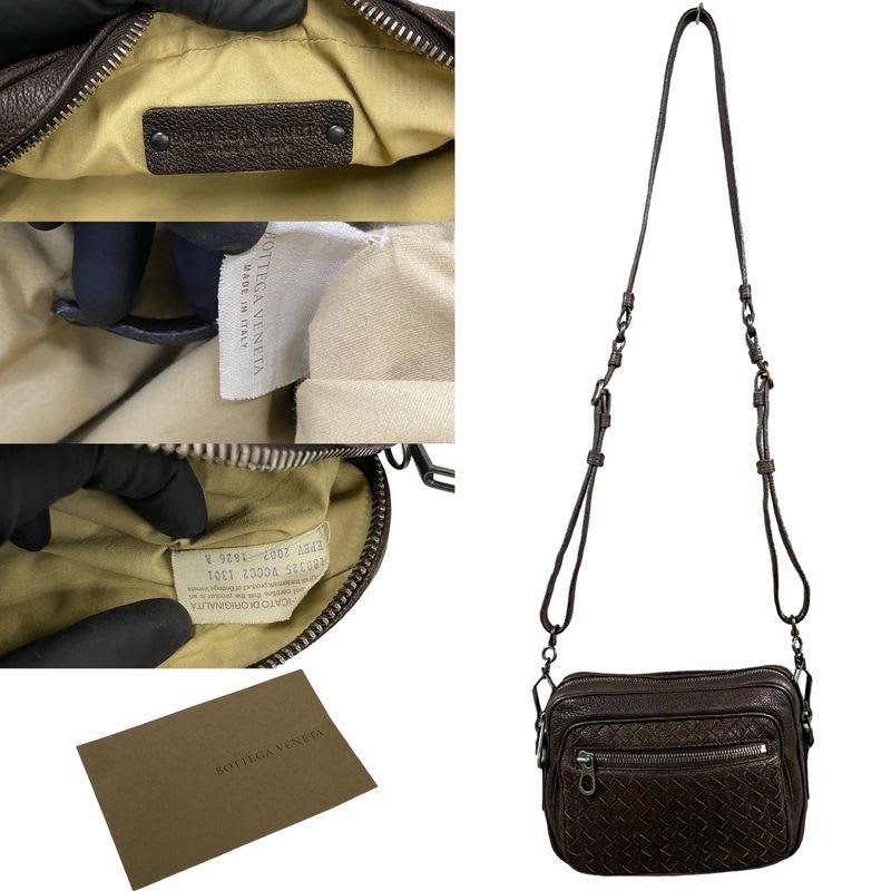 Bottega Veneta Intrecciato Leather Mini Shoulder Bag Pochette