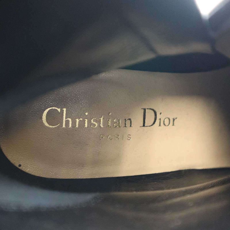 Christian Dior D-Circus Glitter Heel Boots Black 36 — view 5