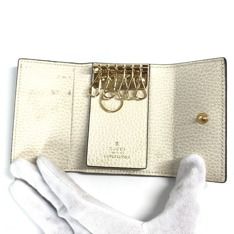 Gucci Key Case GG Leather Beige — view 3