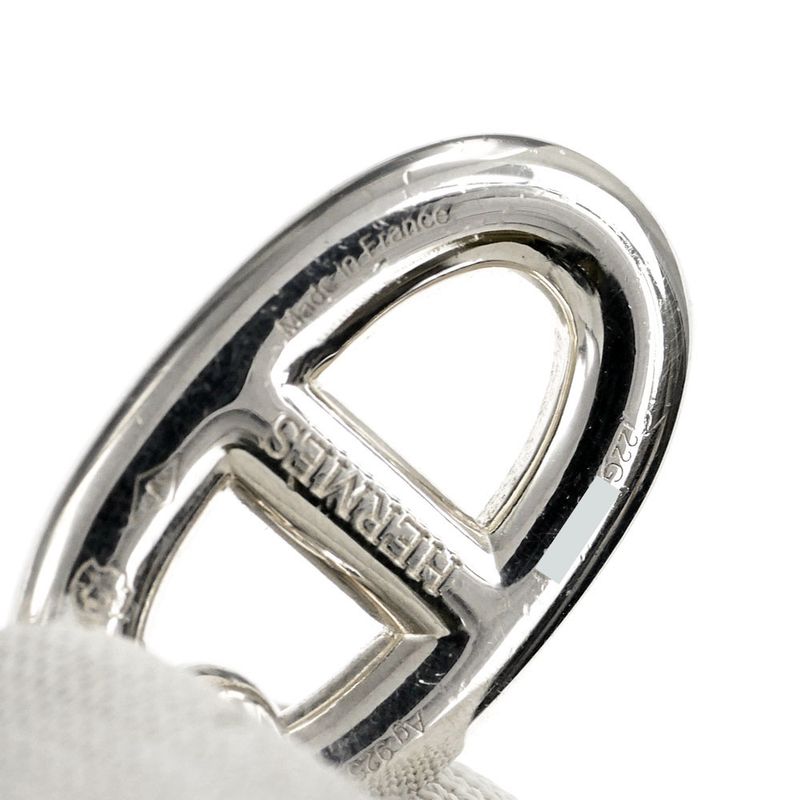 Hermes Chaine D'ancre Earrings Farande AG 925 Silver Jewelry Accessories — view 8