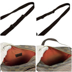 Louis Vuitton Shoulder Bag Olaf PM Damier Leather Ebene Brown Crossbody — view 7
