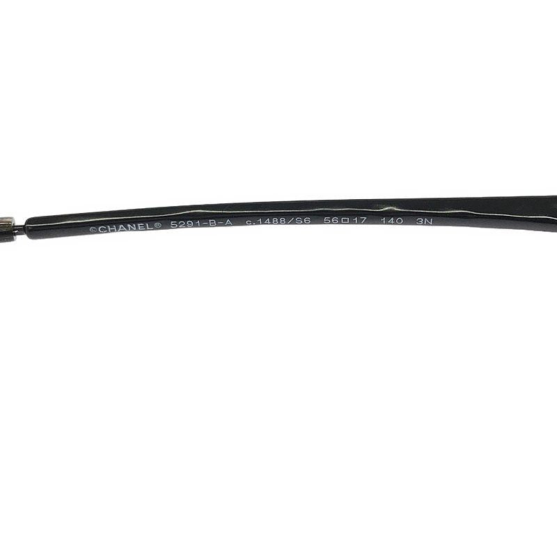 Chanel Rhinestone Wellington Sunglasses 5617 140 Black — view 7