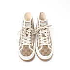 Gucci Tennis 1977 Sneakers Size 7 Shoes GG Pattern High Cut Thick — view 2