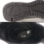 Dior Combat High Top Boots 42 Oblique Black — view 8