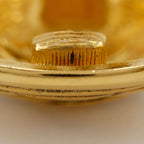Chanel Coco Mark Quilted Vintage Gold Plated 31 g Earrings — view 8