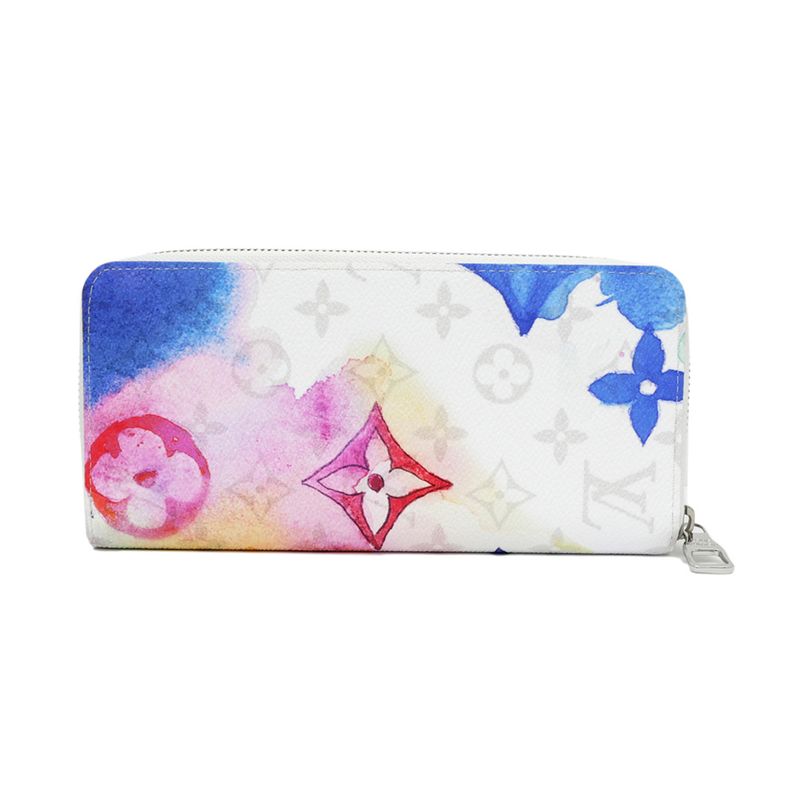 Louis Vuitton Zippy Wallet Vertical Monogram Water Color Long — view 2