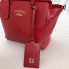 Gucci 2 way Bag Red Leather — view 7