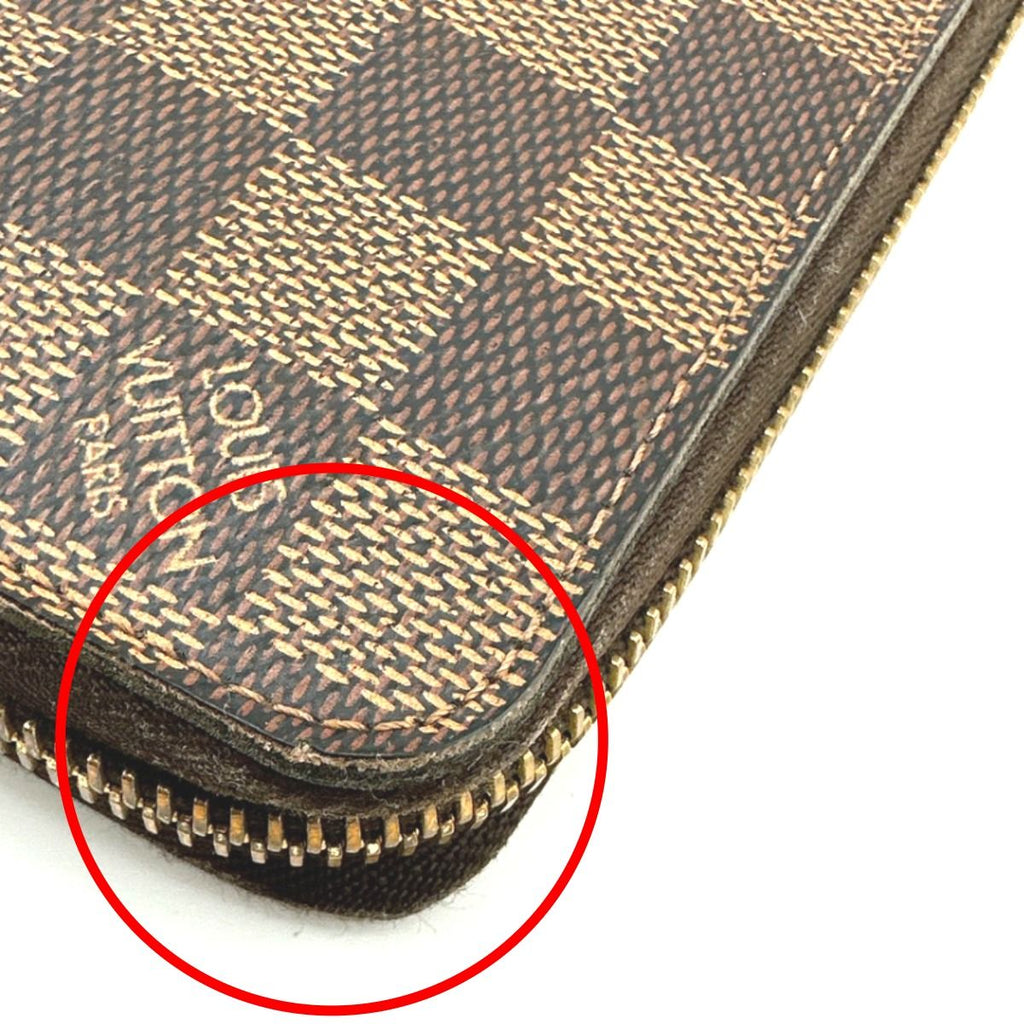 Louis Vuitton Damier Round Zipper Zippy Wallet Long — view 9