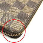 Louis Vuitton Damier Round Zipper Zippy Wallet Long — view 9