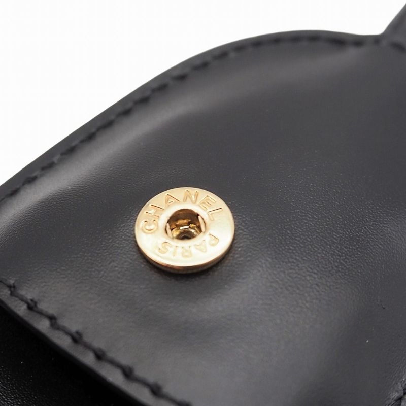 Chanel Coco Logo Padlock Cadenna Key Clochette with Case Charm Calf Leather GP — view 7