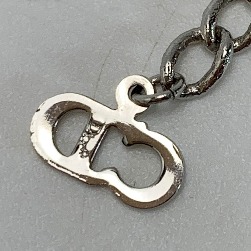 Christian Dior CD Logo Vintage Silver Necklace — view 7