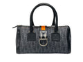 Dior Trotter Line Handbag Navy Orange Silver
