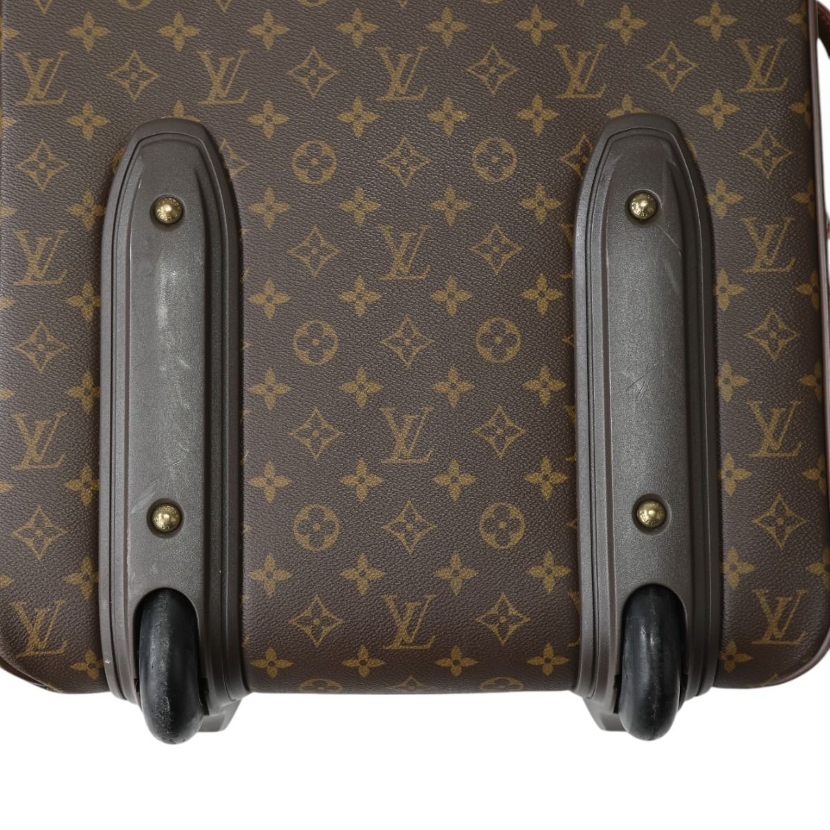 Louis Vuitton Monogram Travel Bag with Wheels Pegase 55 Carry — view 9