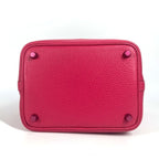 Hermes Handbag Picotin Lock PM 18 Taurillon Clemence Rose — view 6