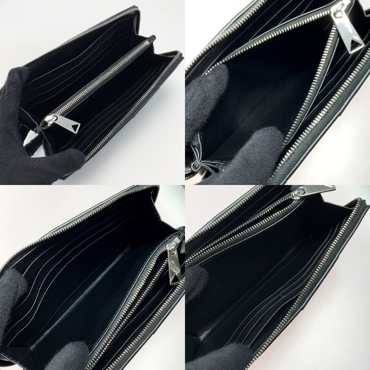 Bottega Veneta Maxi Intrecciato Black Leather V3 U01 — view 7