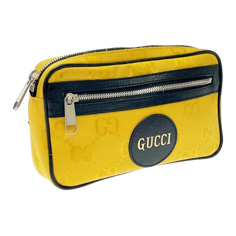 Gucci Nylon GG Pattern Off the Grid Body Bag Yellow — view 2