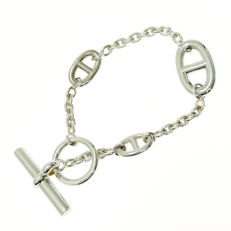 Hermes Silver Chaine D'ancre Farandole Bracelet 25.3 g 925 Engraved — view 3