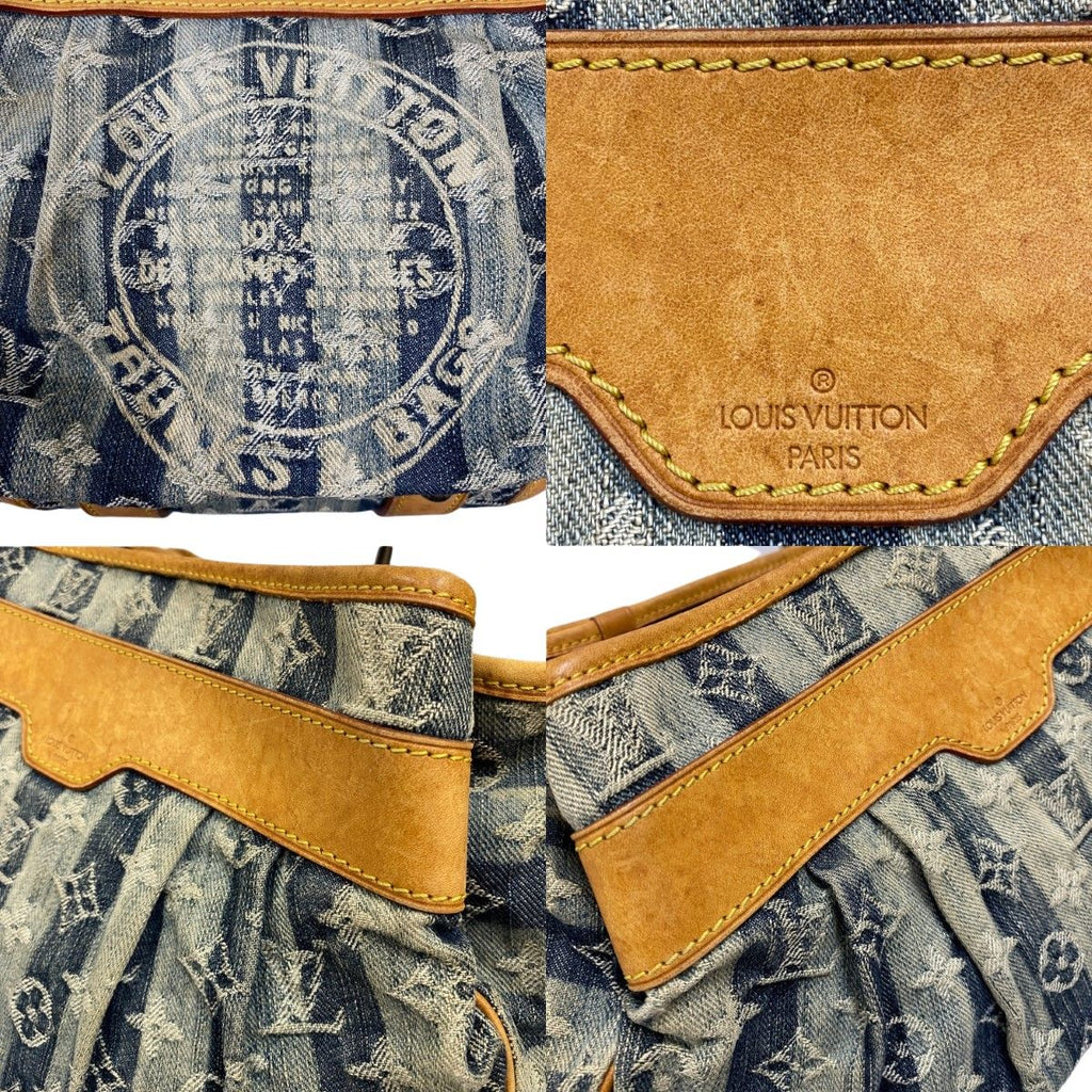 Louis Vuitton Monogram Denim Porte Epol Rayet MM Shoulder Bag — view 3