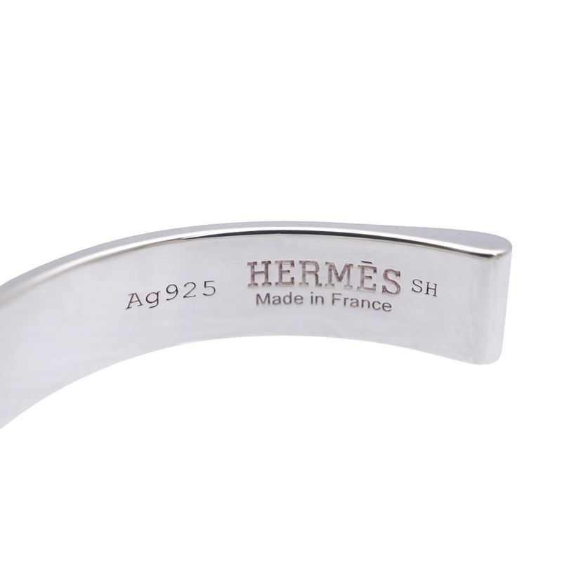 Hermes Bucher Serie Bangle 925 Silver Bracelet 1059 — view 7