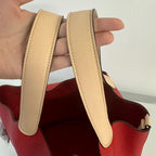 Hermes Picotin Lock Touch MM Rouge Tomato Rose Eglantine Taurillon Clemence — view 3