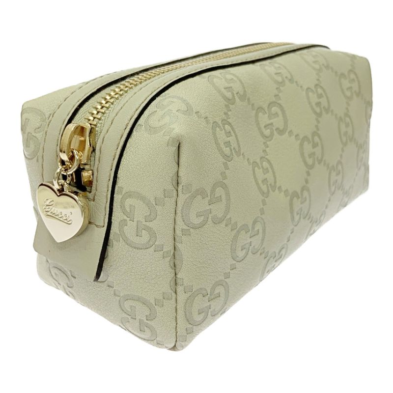 Gucci 153228-2888 Guccissima Leather Pouch Beige — view 4