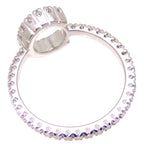 Gucci Diamond Halo White Gold Ring — view 4