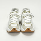 Louis Vuitton Run 55 Sneakers Shoes Mixed Material White — view 2