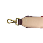 Fendi Strap You Shoulder Small Flower Motif Studded Leather Purple — view 5