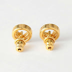 Fendi Earrings F Is Soft White Gold — view 3