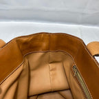 Celine Tote Bag Brown Macadam Large Leather — view 7