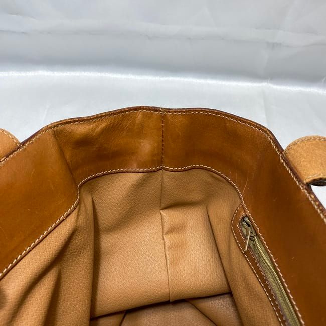 Celine Tote Bag Brown Macadam Large Leather — view 7