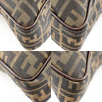 Fendi Zucca Nylon Canvas Brown Handbag — view 4
