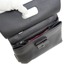 Gucci Daily Bamboo 2-Way Handbag Black Shoulder Leather — view 7