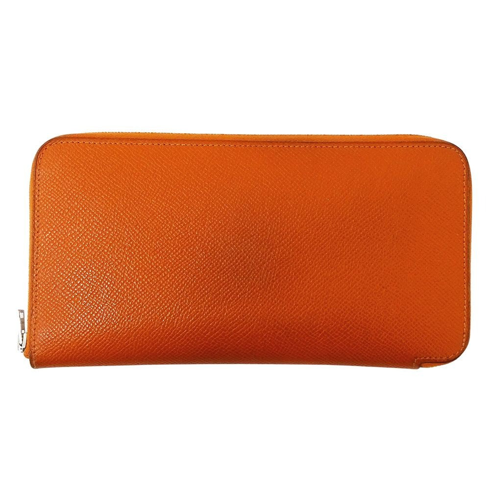 Hermes Wallet Long Azap Silk in Classic Veau Orange