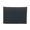 Hermes Calvi Duo Coin Case Card Black Silver Leather