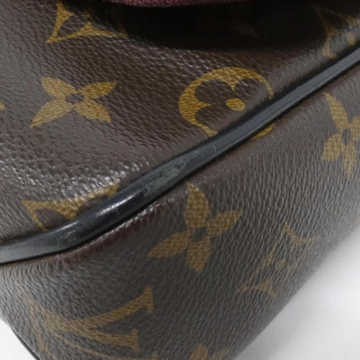 Louis Vuitton Monogram Macassar District PM Shoulder Bag Brown Marron — view 3