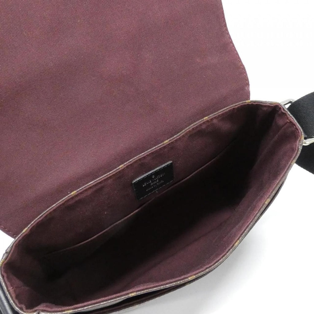 Louis Vuitton Monogram Macassar District PM Shoulder Bag Brown Marron — view 6