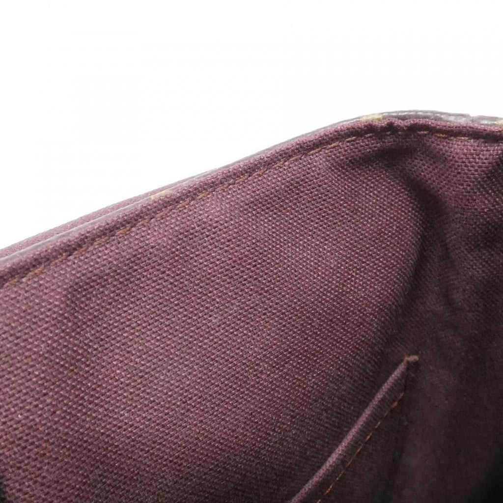 Louis Vuitton Monogram Macassar District PM Shoulder Bag Brown Marron — view 7