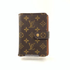 Louis Vuitton Monogram Porte Papier Zip Bifold Wallet Brown