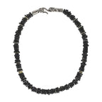 Louis Vuitton Collier Tropical Flowers Necklace Mp1965 Wood Dark Grey Black