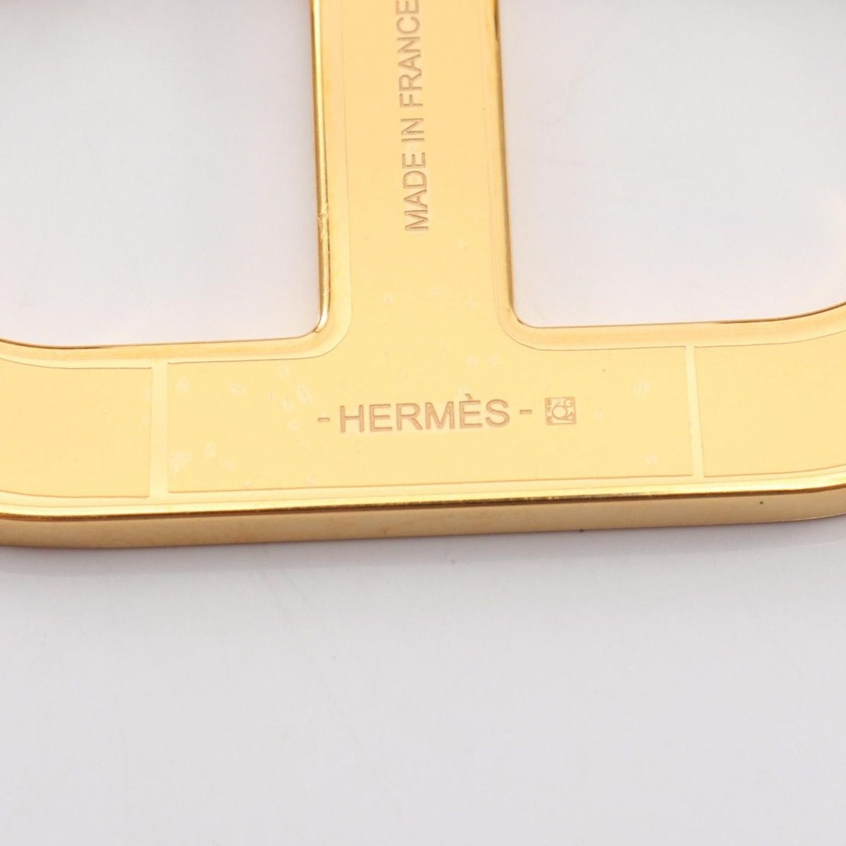 Hermes Brooch Chaine D'ancre Leather — view 3