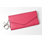 Christian Dior Wallet Long Diorissimo Bicolor Rose Pink — view 2