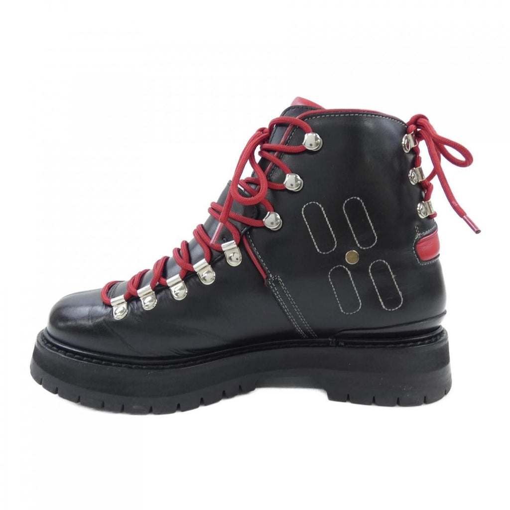 Hermes Boots Black 39 Red — view 2